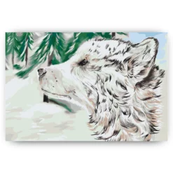Diamond Painting - Hond in de sneeuw - SEOS®