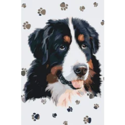 Diamond Painting - Hond met poten rond - SEOS®