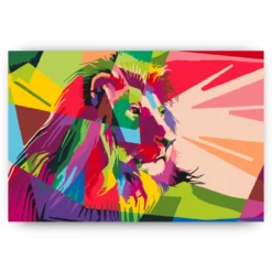 Diamond Painting - Kleurrijke leeuw 2 - SEOS®