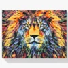 Diamond Painting – Kleurrijke leeuw – SEOS®