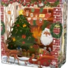 1 3D Diamond Painting Kerstkaarten - 1 Stuks - Kerstkaarten met Envelopset, Pop-upkaart Kerstmis met Kerstboom - 16 x 16 cm - SEOS®