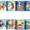 8 Diamond Painting Kerstkaarten - 8 Stuks - Kerstmis kaarten met enveloppen - 15 x 15 cm - SEOS®