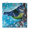 1 Diamond Painting Kaart Festive Bird 18 x 18 cm - SEOS®